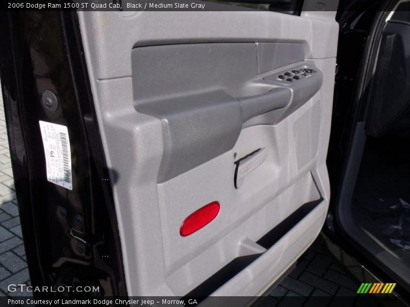 Black / Medium Slate Gray 2006 Dodge Ram 1500 ST Quad Cab