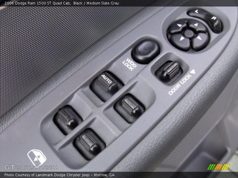 Black / Medium Slate Gray 2006 Dodge Ram 1500 ST Quad Cab