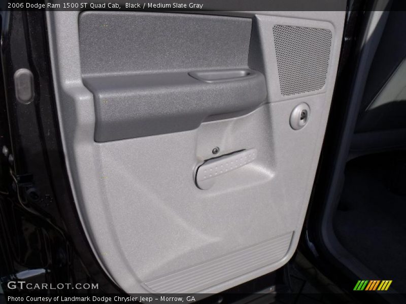 Black / Medium Slate Gray 2006 Dodge Ram 1500 ST Quad Cab