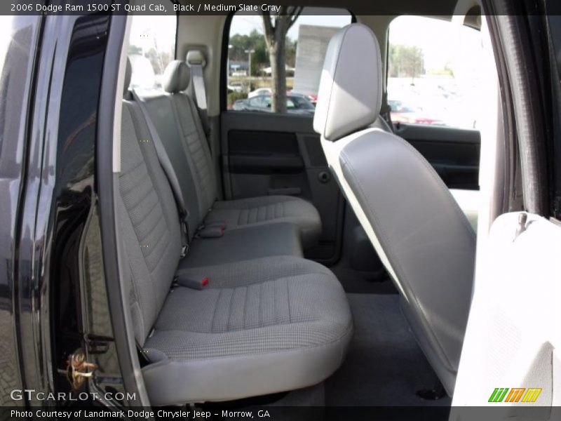 Black / Medium Slate Gray 2006 Dodge Ram 1500 ST Quad Cab