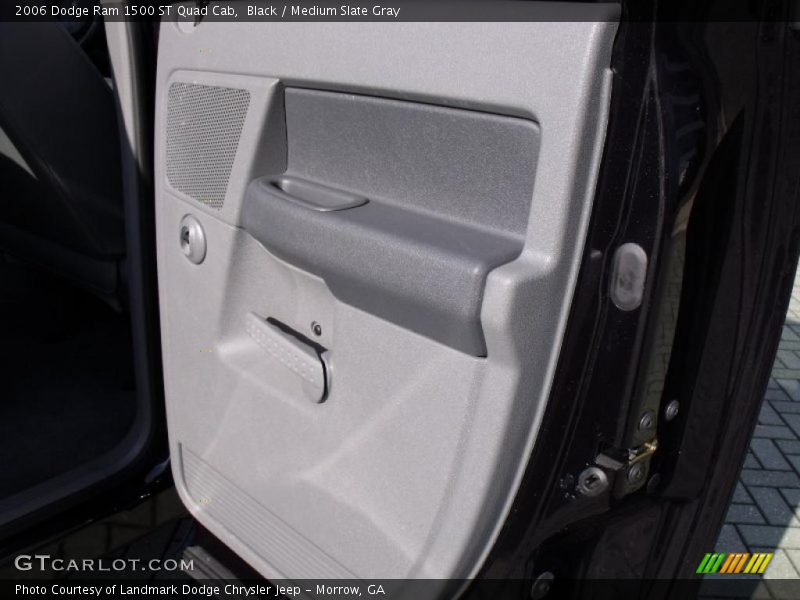 Black / Medium Slate Gray 2006 Dodge Ram 1500 ST Quad Cab