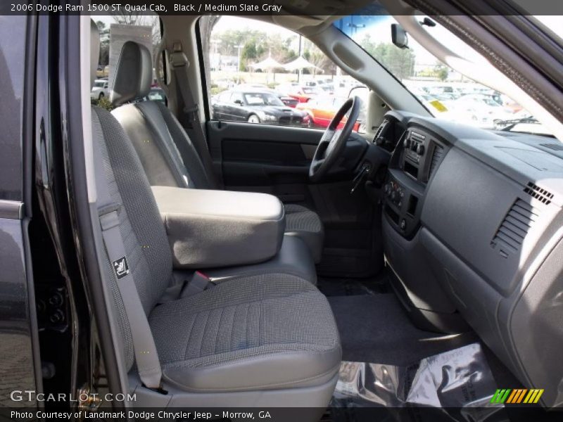 Black / Medium Slate Gray 2006 Dodge Ram 1500 ST Quad Cab