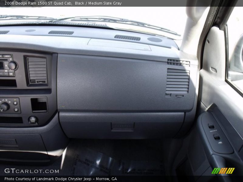 Black / Medium Slate Gray 2006 Dodge Ram 1500 ST Quad Cab