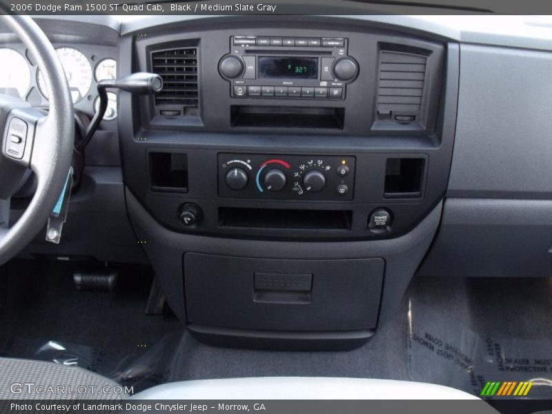 Black / Medium Slate Gray 2006 Dodge Ram 1500 ST Quad Cab