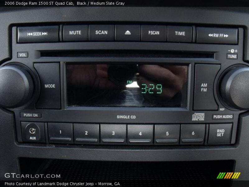 Black / Medium Slate Gray 2006 Dodge Ram 1500 ST Quad Cab