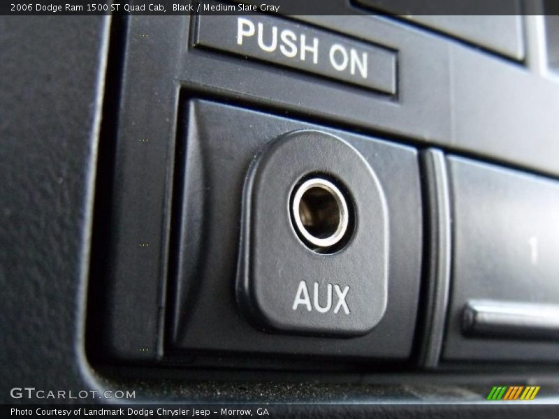 Black / Medium Slate Gray 2006 Dodge Ram 1500 ST Quad Cab