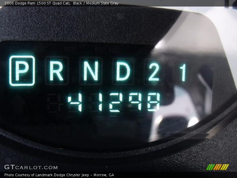 Black / Medium Slate Gray 2006 Dodge Ram 1500 ST Quad Cab