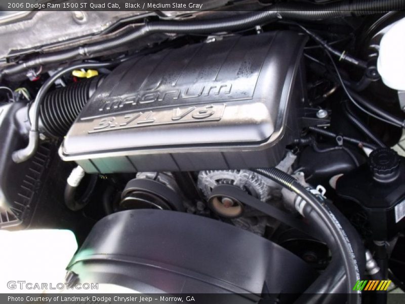 Black / Medium Slate Gray 2006 Dodge Ram 1500 ST Quad Cab
