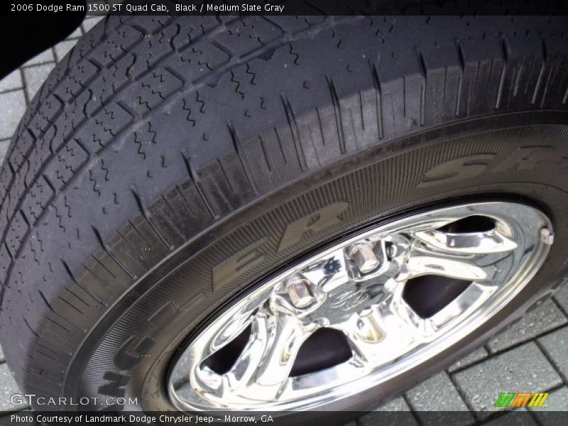 Black / Medium Slate Gray 2006 Dodge Ram 1500 ST Quad Cab
