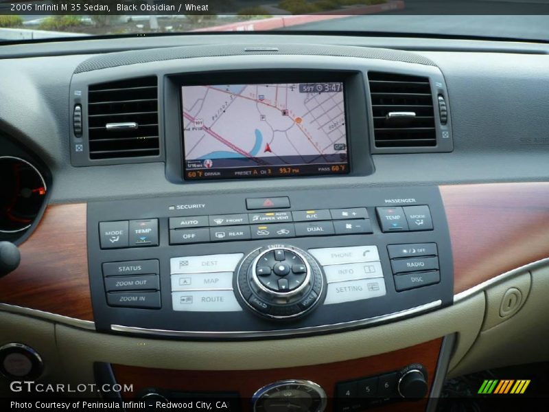 Black Obsidian / Wheat 2006 Infiniti M 35 Sedan