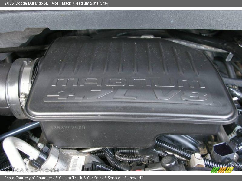 Black / Medium Slate Gray 2005 Dodge Durango SLT 4x4