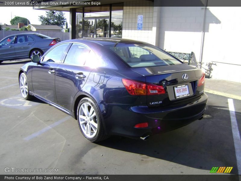 Blue Onyx Pearl / Cashmere Beige 2006 Lexus IS 350