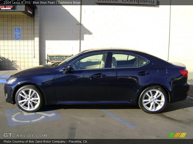 Blue Onyx Pearl / Cashmere Beige 2006 Lexus IS 350