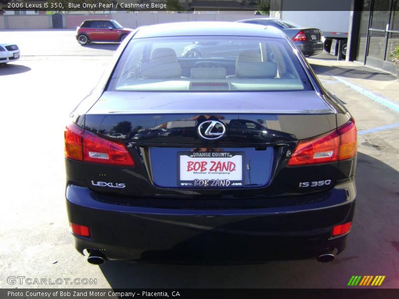 Blue Onyx Pearl / Cashmere Beige 2006 Lexus IS 350