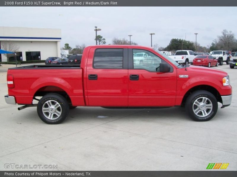 Bright Red / Medium/Dark Flint 2008 Ford F150 XLT SuperCrew