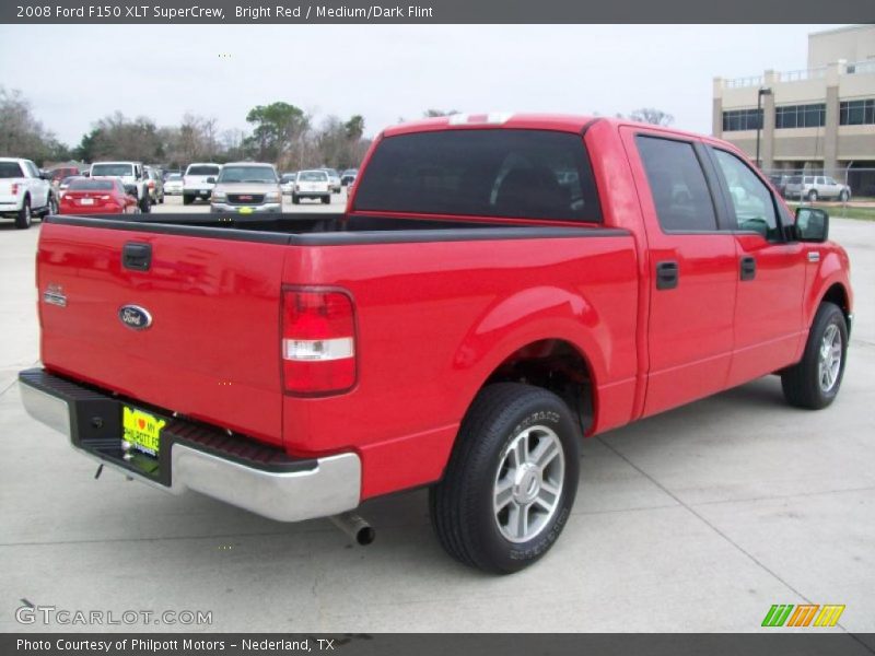 Bright Red / Medium/Dark Flint 2008 Ford F150 XLT SuperCrew