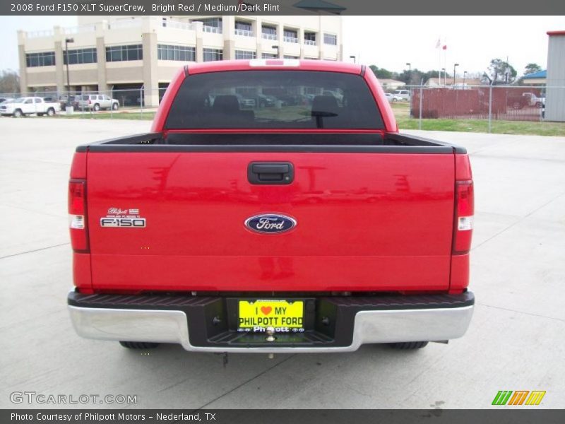 Bright Red / Medium/Dark Flint 2008 Ford F150 XLT SuperCrew