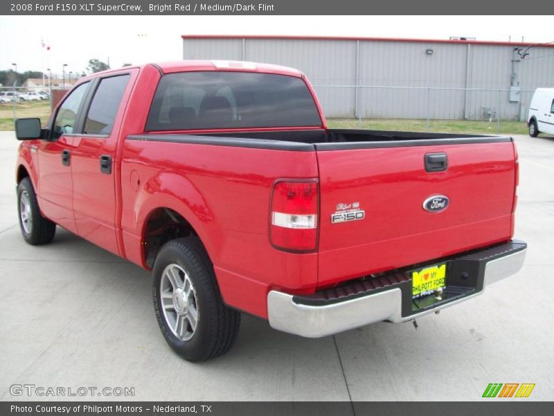 Bright Red / Medium/Dark Flint 2008 Ford F150 XLT SuperCrew