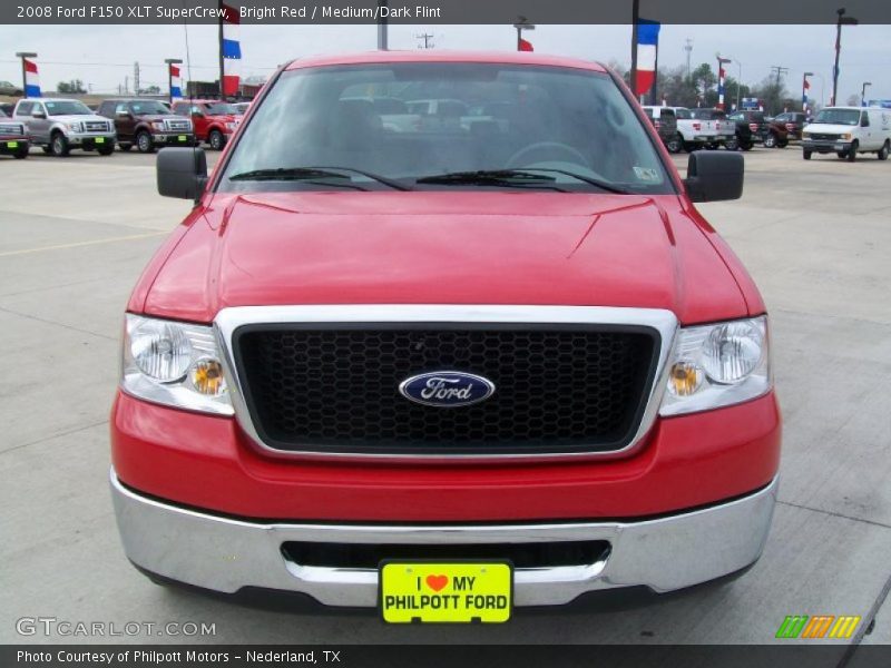 Bright Red / Medium/Dark Flint 2008 Ford F150 XLT SuperCrew