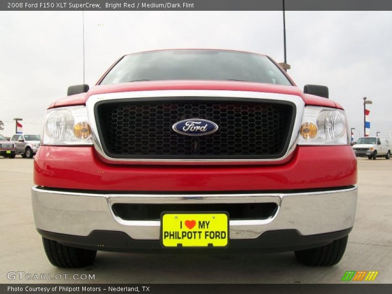 Bright Red / Medium/Dark Flint 2008 Ford F150 XLT SuperCrew