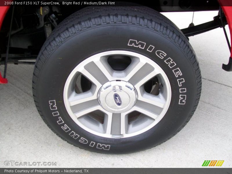 Bright Red / Medium/Dark Flint 2008 Ford F150 XLT SuperCrew