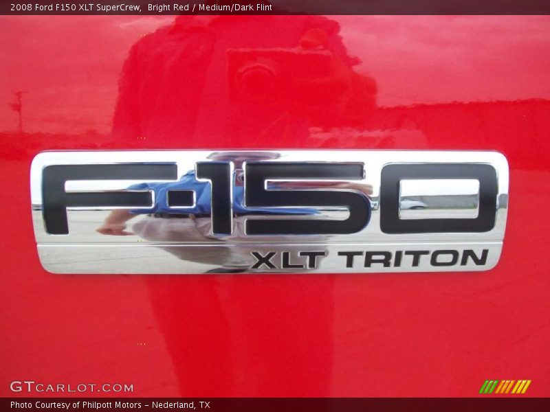 Bright Red / Medium/Dark Flint 2008 Ford F150 XLT SuperCrew
