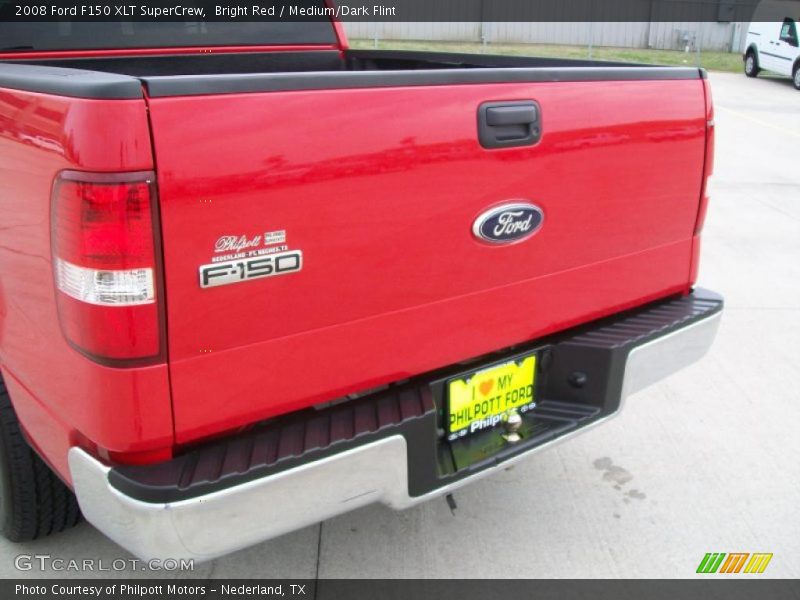 Bright Red / Medium/Dark Flint 2008 Ford F150 XLT SuperCrew