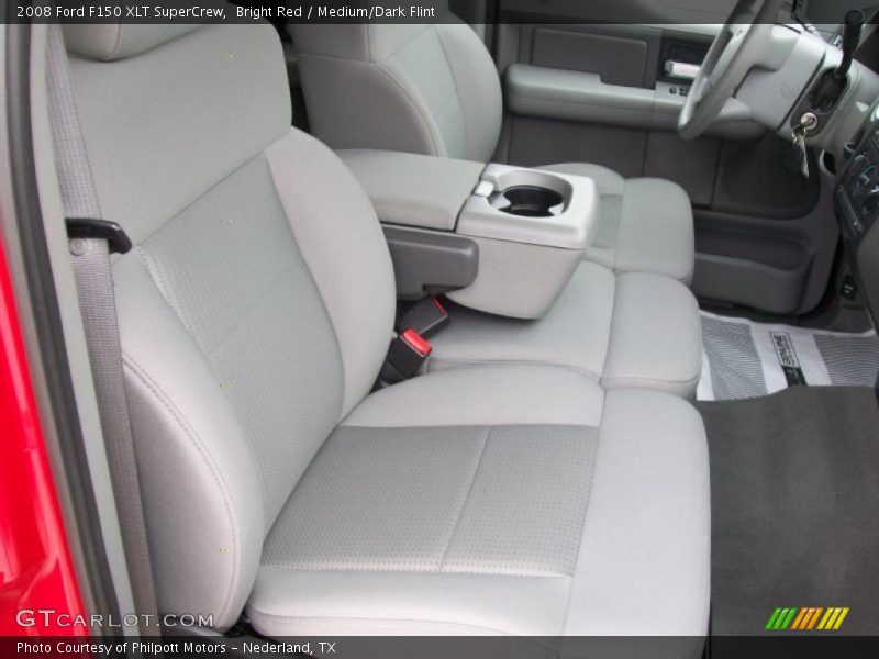 Bright Red / Medium/Dark Flint 2008 Ford F150 XLT SuperCrew