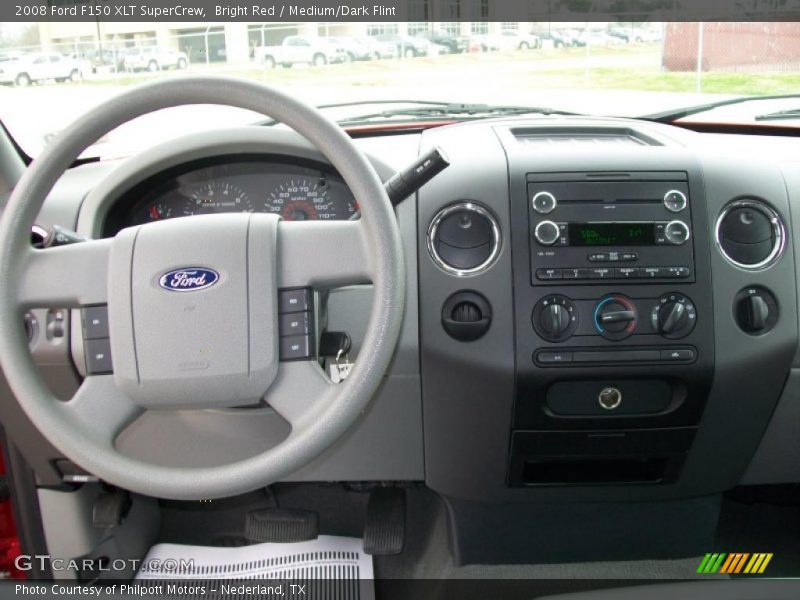 Bright Red / Medium/Dark Flint 2008 Ford F150 XLT SuperCrew