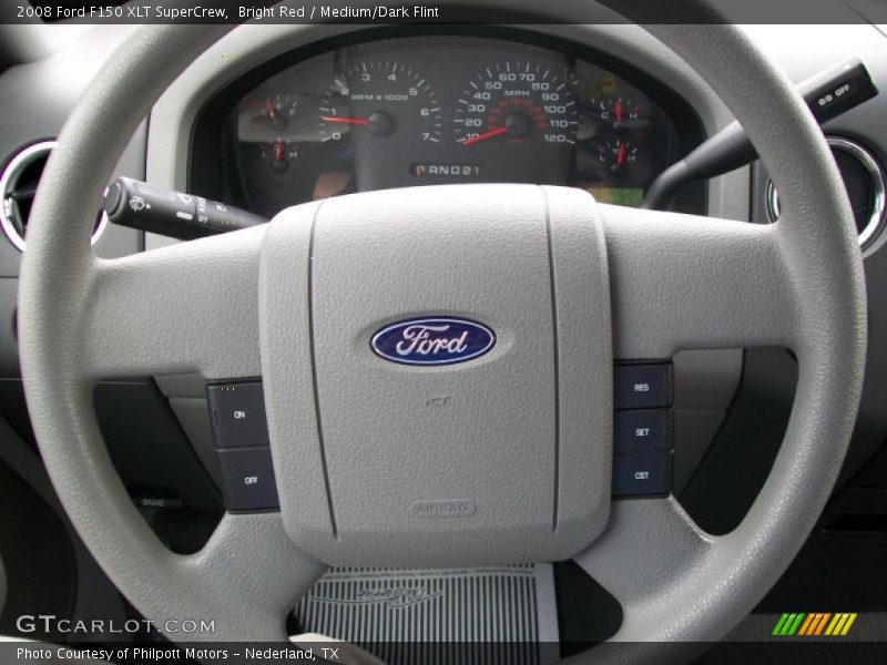 Bright Red / Medium/Dark Flint 2008 Ford F150 XLT SuperCrew