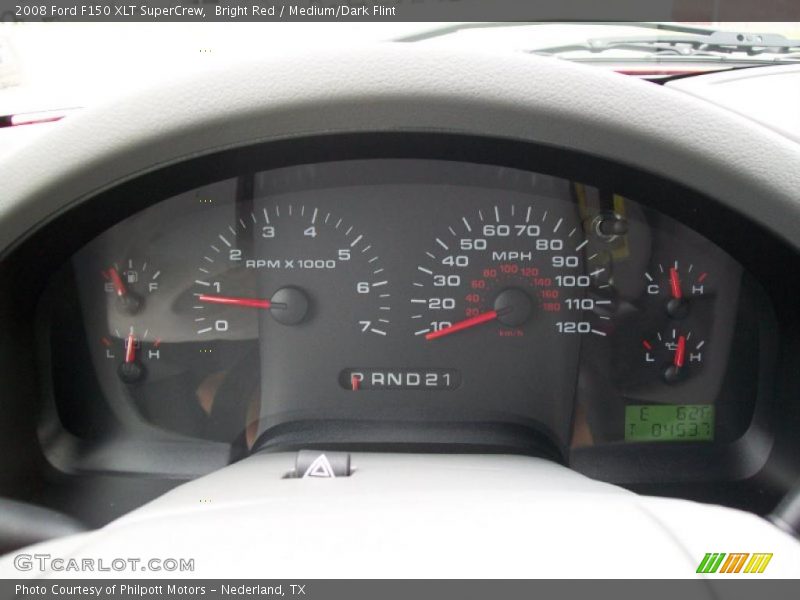 Bright Red / Medium/Dark Flint 2008 Ford F150 XLT SuperCrew