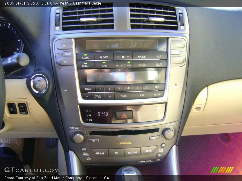 Blue Onyx Pearl / Cashmere Beige 2006 Lexus IS 350
