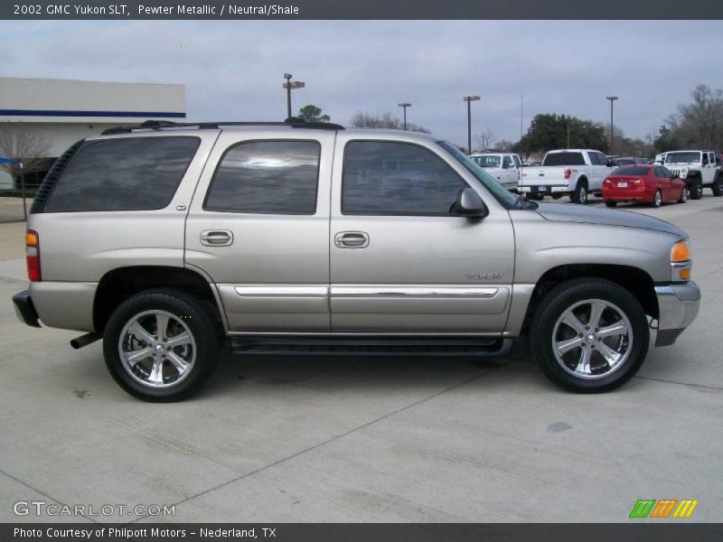 Pewter Metallic / Neutral/Shale 2002 GMC Yukon SLT