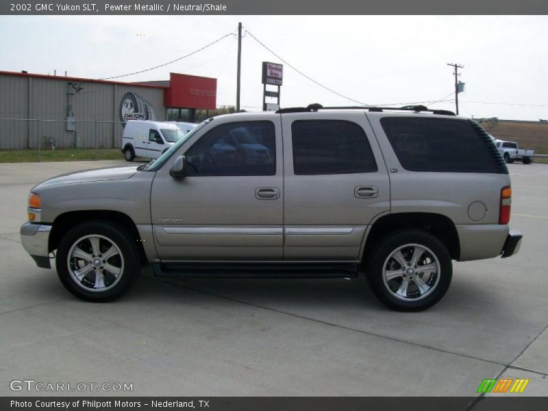 Pewter Metallic / Neutral/Shale 2002 GMC Yukon SLT