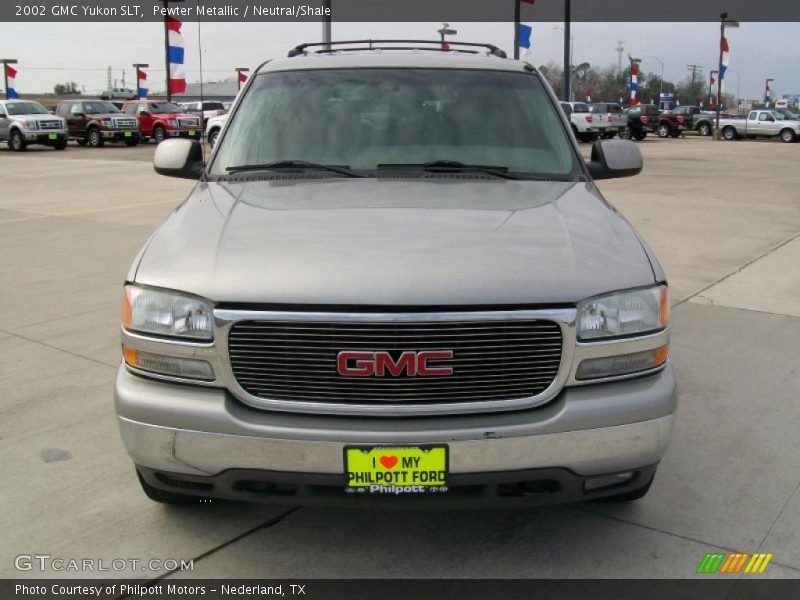 Pewter Metallic / Neutral/Shale 2002 GMC Yukon SLT