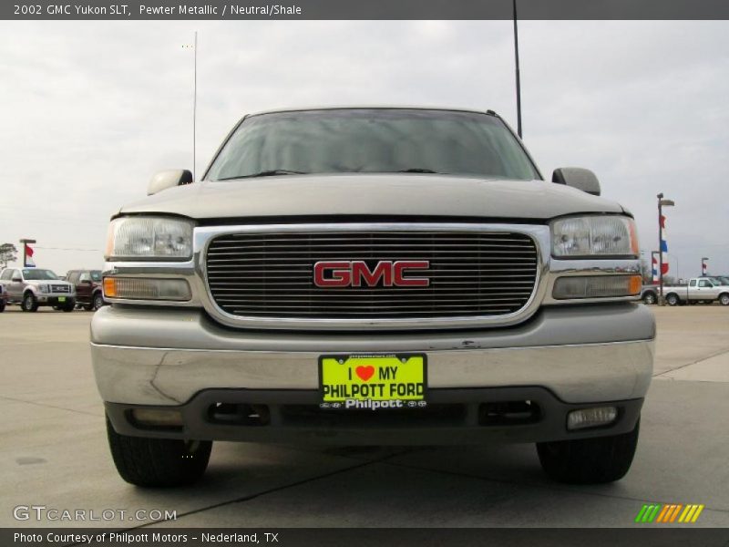 Pewter Metallic / Neutral/Shale 2002 GMC Yukon SLT