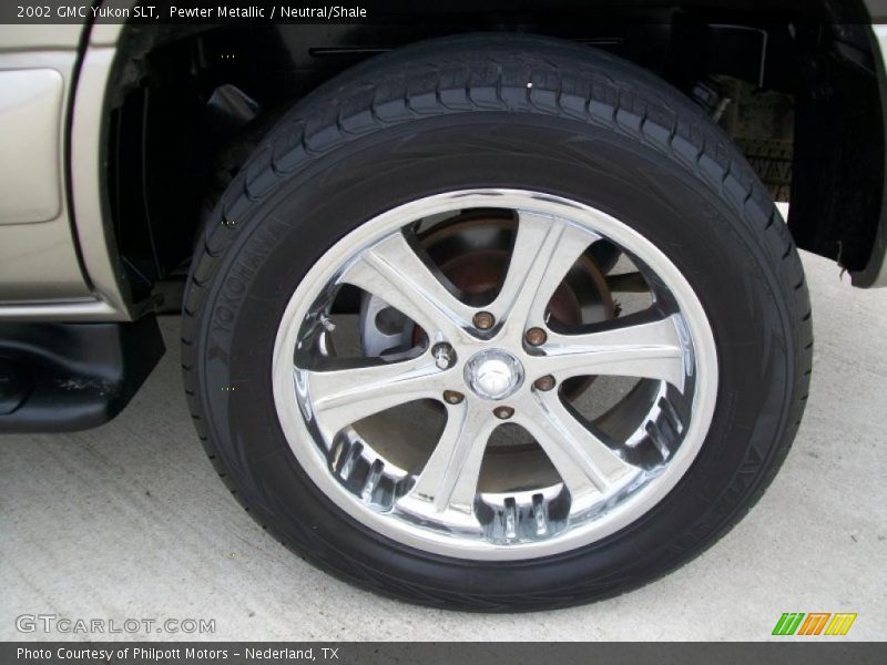 Pewter Metallic / Neutral/Shale 2002 GMC Yukon SLT