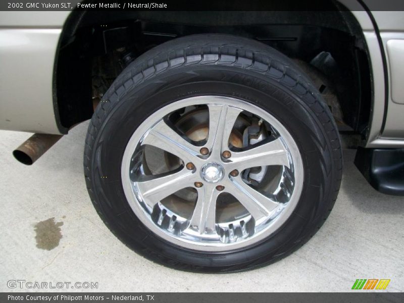 Pewter Metallic / Neutral/Shale 2002 GMC Yukon SLT