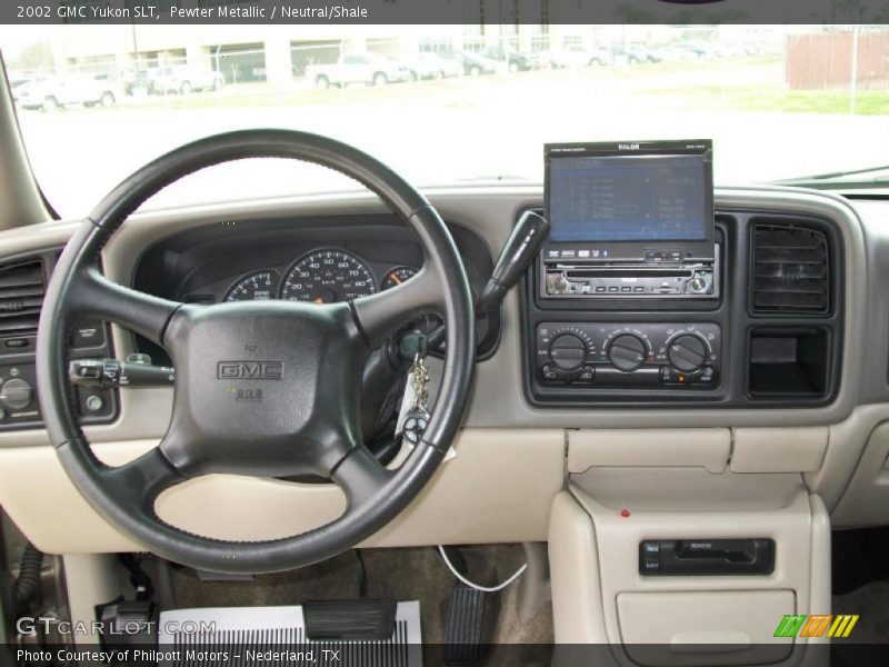 Pewter Metallic / Neutral/Shale 2002 GMC Yukon SLT
