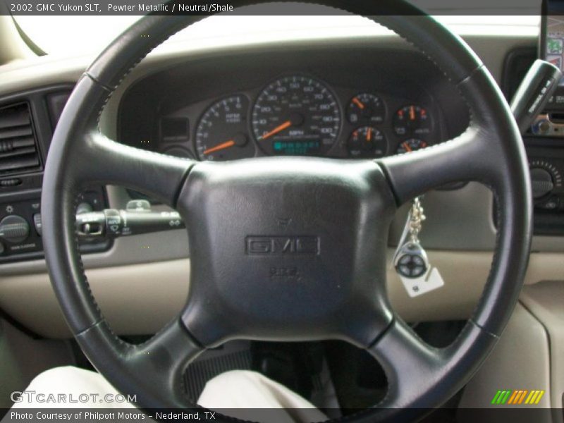 Pewter Metallic / Neutral/Shale 2002 GMC Yukon SLT