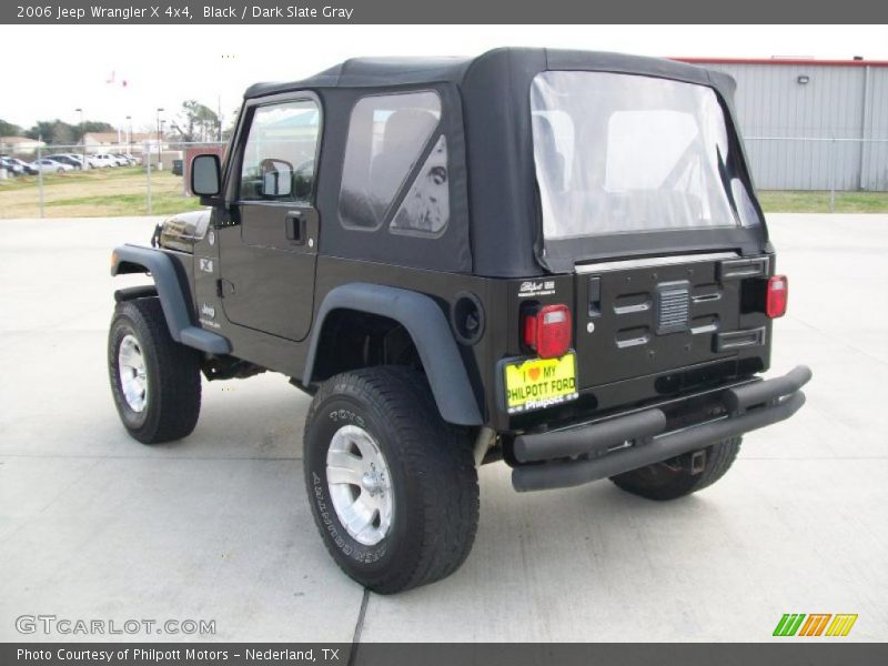 Black / Dark Slate Gray 2006 Jeep Wrangler X 4x4