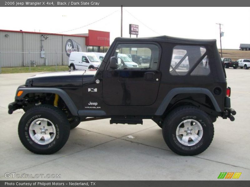 Black / Dark Slate Gray 2006 Jeep Wrangler X 4x4