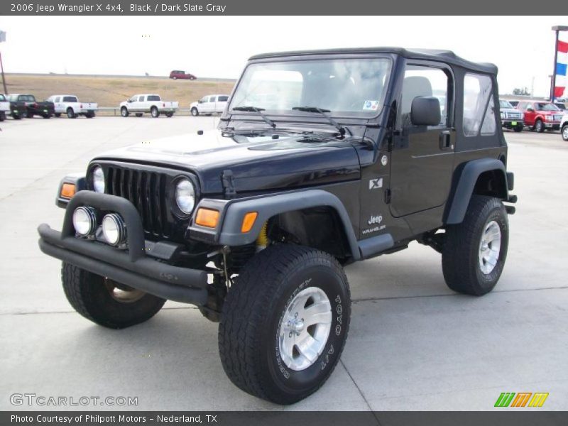 Black / Dark Slate Gray 2006 Jeep Wrangler X 4x4