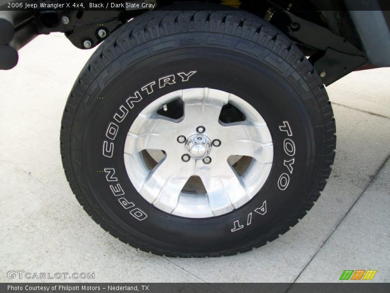 Black / Dark Slate Gray 2006 Jeep Wrangler X 4x4