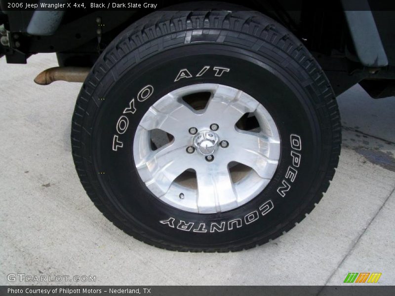 Black / Dark Slate Gray 2006 Jeep Wrangler X 4x4