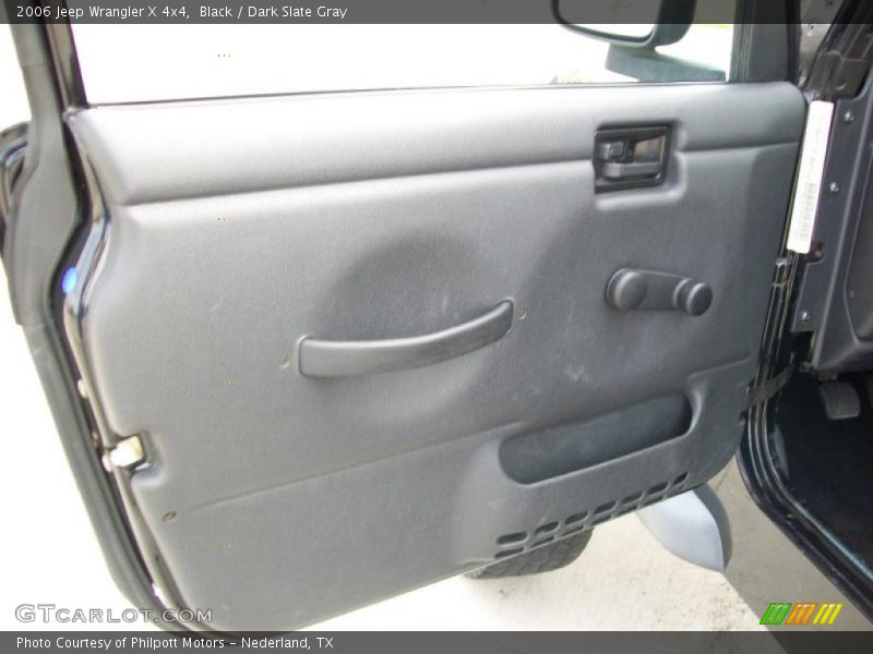 Black / Dark Slate Gray 2006 Jeep Wrangler X 4x4