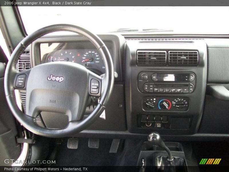 Black / Dark Slate Gray 2006 Jeep Wrangler X 4x4