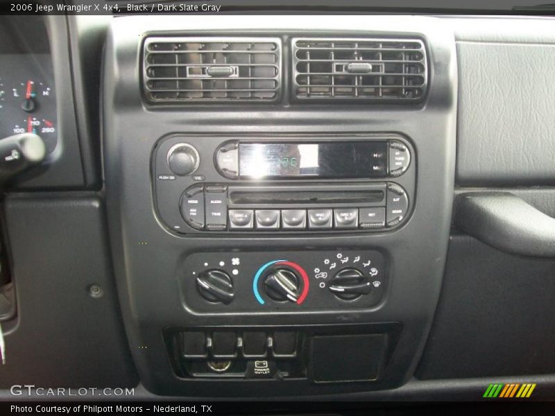 Black / Dark Slate Gray 2006 Jeep Wrangler X 4x4