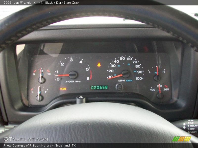 Black / Dark Slate Gray 2006 Jeep Wrangler X 4x4