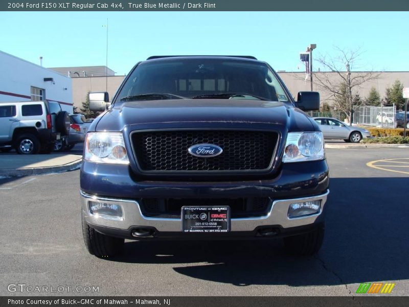 True Blue Metallic / Dark Flint 2004 Ford F150 XLT Regular Cab 4x4